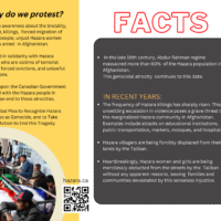 StopHazaraGenocide Vancouver January 21 2024